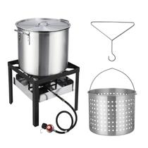 Fritadeira Turkey ROVSUN 60QT com fogão a propano de 150.000 BTU Fritadeira Turkey ROVSUN 60QT com fogão a propano de 150.000 BTU