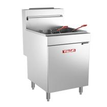 Fritadeira Zona Fria a Gás LG500 Vulcan - Aço Inox Tanque 32L 2Kg por Cesto