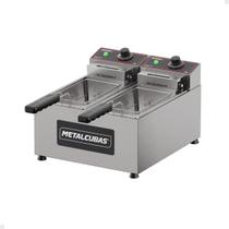 Fritador Elétrico Com 2 Cuba FE2C Metalcubas