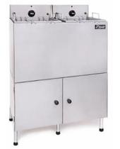 Fritador Elétrico Duplo Fire Feqdg Filtro Água Gabinete