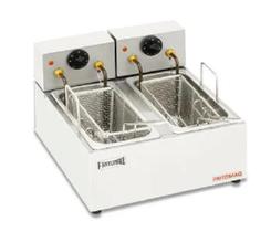 Fritador Elétrico Inox Óleo Fritomaq 2 Cestos 7 Litros