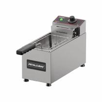 Fritador Elétrico Metalcubas FE 1 Cesto Em Aço Inox 3L 220V 24971