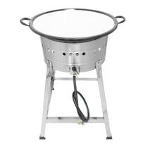 Fritador Fogão Pasteleiro INOX A Gás Com Tacho 22 Fritador Fogão Pasteleiro INOX A Gás Com Tacho 22