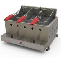 Fritador Fritadeira Retangular 1 Cuba Grande 10 Lts óleo 03 Cestos Pr-30g - Progás