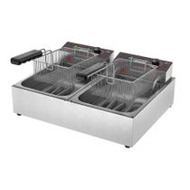 Fritador Fritadeira Tacho Fritura 2 Cuba Elétrico Monofásico 6l Frce6 Metalcubas 127v 127v Fritador Fritadeira Tacho Fritura 2 Cuba Elétrico Monofásico 6l Frce6 Metalcubas 127v 127v