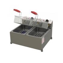 Fritador Tacho Fritura Retangular 10 Litros 2 Cubas óleo Pr-20e Progás 220v 220v