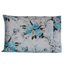 Fronha 100% Algodão Ponto Palito Estampada Avulsa Esmeralda Tiffany Fronha 100% Algodão Ponto Palito Estampada Avulsa Esmeralda Tiffany