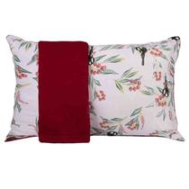 Fronha 2 Peças Malha Sofia c/ Vermelho Bella Enxovais