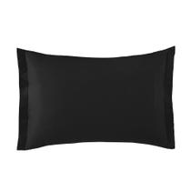 Fronha 3 Abas 50cm x 70cm Toque Acetinado Preto Limo Altenburg