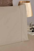 Fronha Algodão 200 Fios Ponto P - Par De Fronha - Cinza Liso