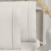 Fronha avulsa 100% algodão 400 fios palha