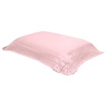 Fronha Avulsa 300 Fios Buettner Renda Renascença Rosa Fronha Avulsa 300 Fios Buettner Renda Renascença Rosa
