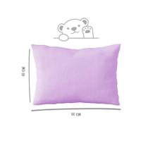 Fronha Avulsa 40cm x 60cm Kids Malha 100% Algodão Lisa Lilás Arrumadinho Enxovais Fronha Avulsa 40cm x 60cm Kids Malha 100% Algodão Lisa Lilás Arrumadinho Enxovais