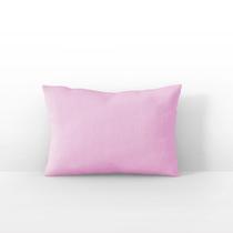 Fronha Avulsa 50cm x 70cm Lisa Malha 100% Algodão Rosa Arrumadinho Enxovais