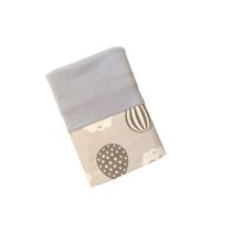 Fronha Avulsa 50x70cm Decorada Infantil Balão Malha Cinza Arrumadinho Enxovais