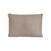 Fronha Avulsa 50x70cm Plush Microfibra Fleece Bege Arrumadinho Enxovais