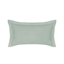 Fronha Avulsa 50x90 Com Abas Algodão Lux 200 Fios Altenburg Cor:Verde Claro