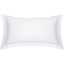 Fronha Avulsa Algodão Lux 200 Fios Percal 50x90cm 1 Peça Branco Altenburg
