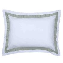 Fronha Avulsa Bellágio 50x90 cm Branco/ Green Kacyumara