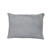 Fronha Avulsa Berço 30x40cm Plush Microfibra Fleece Cinza Arrumadinho Enxovais Fronha Avulsa Berço 30x40cm Plush Microfibra Fleece Cinza Arrumadinho Enxovais