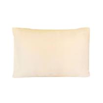 Fronha Avulsa Berço Bebê 30x40cm Percal 200 Fios 100% Algodão Marfim Arrumadinho Enxovais