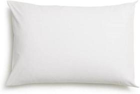 Fronha Avulsa Branca Lisa Envelope Malha Travesseiro 70X50Cm