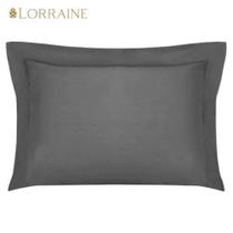 Fronha Avulsa Cetim 300 Fios 50X90Cm Naturalle Grafite