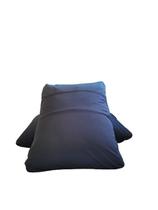 Fronha Avulsa Cinza Lisa Envelope Malha Travesseiro 70X50Cm