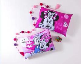 Fronha Avulsa Disney Minnie Laços Pink Quadro 100% Algodão Fronha Avulsa Disney Minnie Laços Pink Quadro 100% Algodão