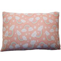 Fronha Avulsa Doce Vida Kids 48x68cm Malha 70% Algodão 30% Poliéster Nuvem