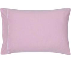 Fronha Avulsa Em Malha Com Pala Dupla E Viés 50X70Cm