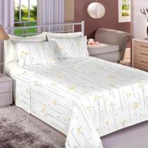 Fronha Avulsa Estampada 200 Fios Premium 100% Algodão Branca