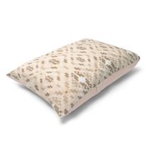 Fronha Avulsa KazzaVip Malha 100% Algodão Basic Estampada Dados Bege