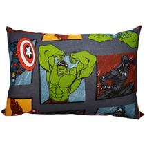 Fronha Avulsa KazzaVip Malha 100% Algodão Disney Estampada Avengers Black 48cmx68cm Cinza Fronha Avulsa KazzaVip Malha 100% Algodão Disney Estampada Avengers Black 48cmx68cm Cinza