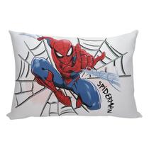 Fronha Avulsa KazzaVip Malha 100% Algodão Marvel Estampa Localizada Spider-Man 48cmx68cm Branco Fronha Avulsa KazzaVip Malha 100% Algodão Marvel Estampa Localizada Spider-Man 48cmx68cm Branco