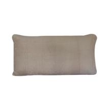 Fronha Avulsa King 50cm x 90cm Plush Microfibra Fleece Bege Arrumadinho Enxovais