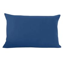 Fronha Avulsa Lisa Malha Premium 50x70cm Azul Sul Brasil Fronha Avulsa Lisa Malha Premium 50x70cm Azul Sul Brasil