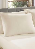 Fronha Avulsa Malha Penteada 100% Algodão Lisa Bouton Buettner Fronha Avulsa Malha Penteada 100% Algodão Lisa Bouton Buettner