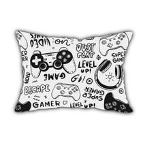 Fronha Avulsa Micropercal 200 Fios Dupla Face Preto E Branco