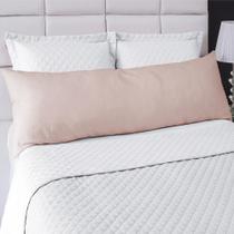 Fronha Avulsa P/ Travesseiro Corpo 0,45x1,40m C/ Zíper Percal 200 fios rose