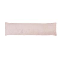 Fronha Avulsa para Travesseiro de Corpo 40cm x 130cm Plush Microfibra Fleece Rosê Arrumadinho Enxovais