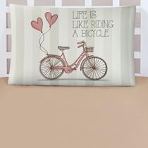 Fronha Avulsa Para Travesseiro Estampada 70cm x 50cm Decorativa Digital com Zíper Cama Capa