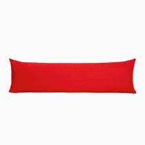 Fronha Avulsa Poliéster Abraço 50x150cm Vermelho Lavive