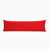 Fronha Avulsa Poliéster Hug Colors 40x130cm Vermelho Lavive