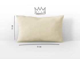 Fronha Avulsa Travesseiro King 50x90 Cm Malha Cru Arrumadinho Enxovais