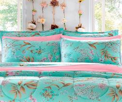 Fronha Avulsa Vivaldi Premium 50X70Cm Animato Azul Turquesa