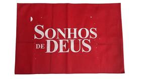 Fronha Azul Vermelha Gramatura 60 Sonhos de Deus - 20 Unidades