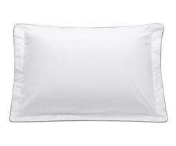 Fronha Basics em Vivo Branco e Cinza 200 Fios Fronha Basics em Vivo Branco e Cinza 200 Fios