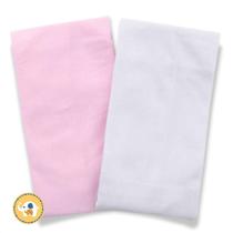 Fronha Bebê Malha Para Travesseiro Kit Com 4 Unidades Menina 100% Algodão Fronha Bebê Malha Para Travesseiro Kit Com 4 Unidades Menina 100% Algodão