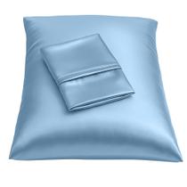 Fronha BLISSFORD Luxury Satin para cabelo Standard Jewel Blue Fronha BLISSFORD Luxury Satin para cabelo Standard Jewel Blue